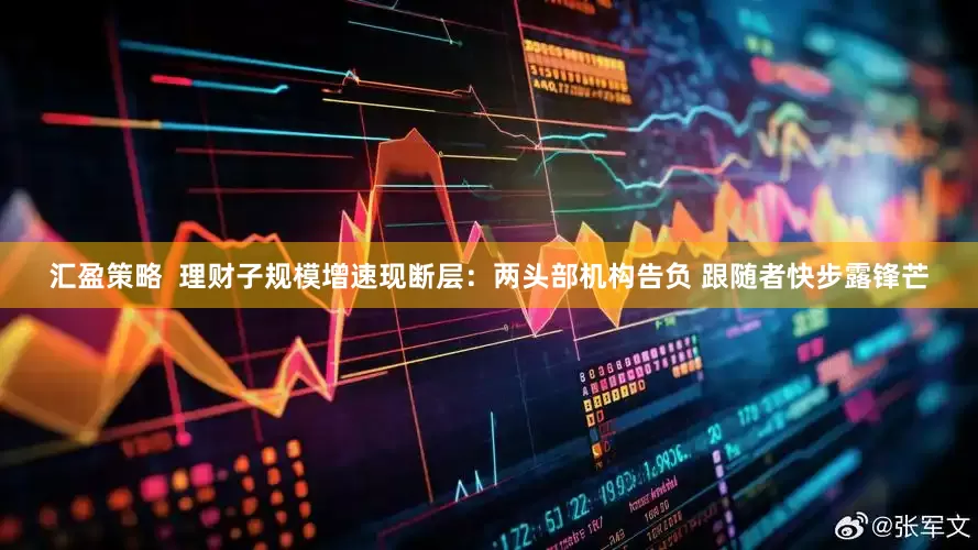 汇盈策略  理财子规模增速现断层：两头部机构告负 跟随者快步露锋芒