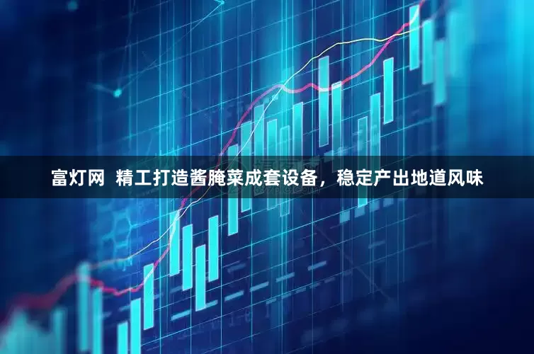 富灯网  精工打造酱腌菜成套设备，稳定产出地道风味